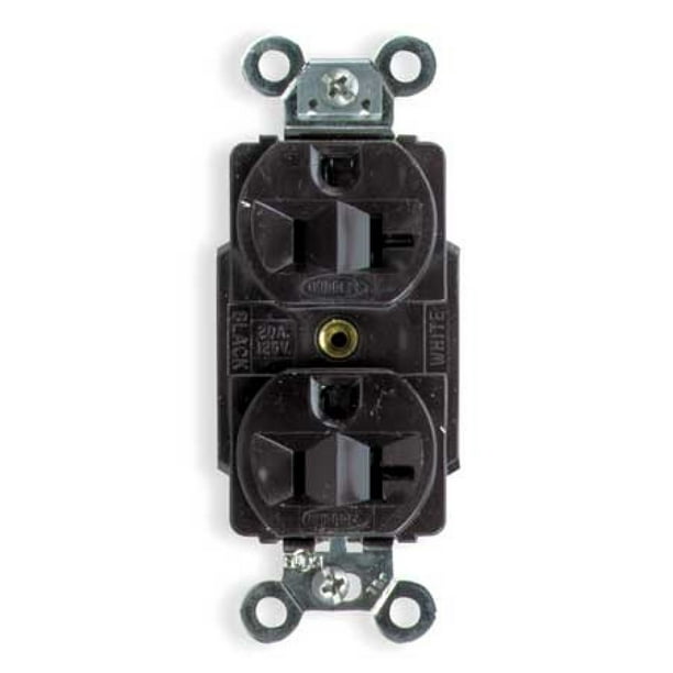 Ivory Hubbell HBL5362I Duplex Receptacle HD Industrial Grade 5-20R 20 amp 125V Ivory Hubbell HBL5362I Duplex Receptacle HD Industrial Grade 5-20R 20 amp 125V
